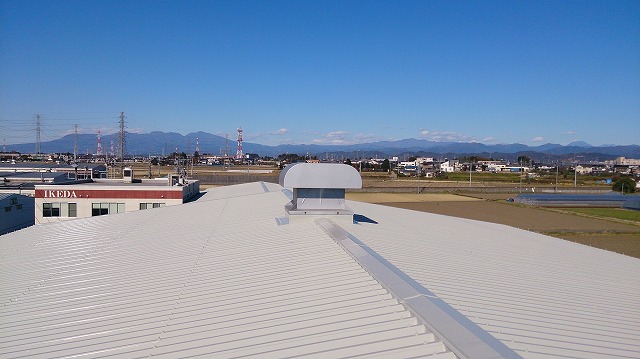 屋根遮熱塗装工事写真